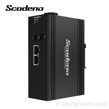 2 SC PORTA OPTICA 2 10/100M Switch Porta Ethernet Fast